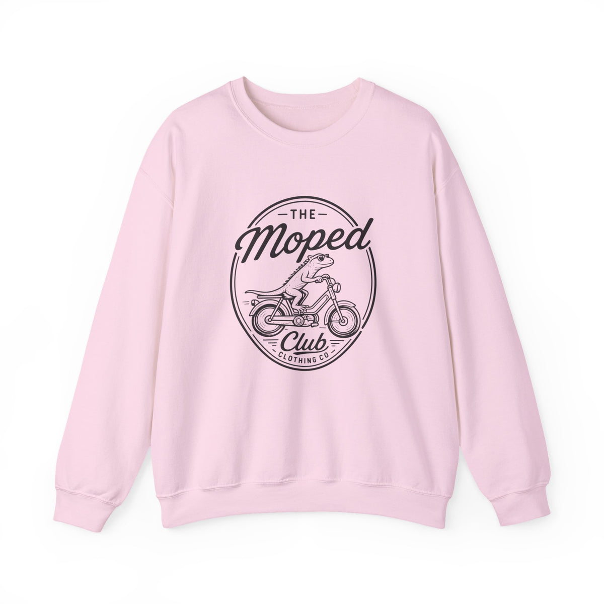 Men's Moped Club Vintage Motorcycle Crewneck Sweatshirt
