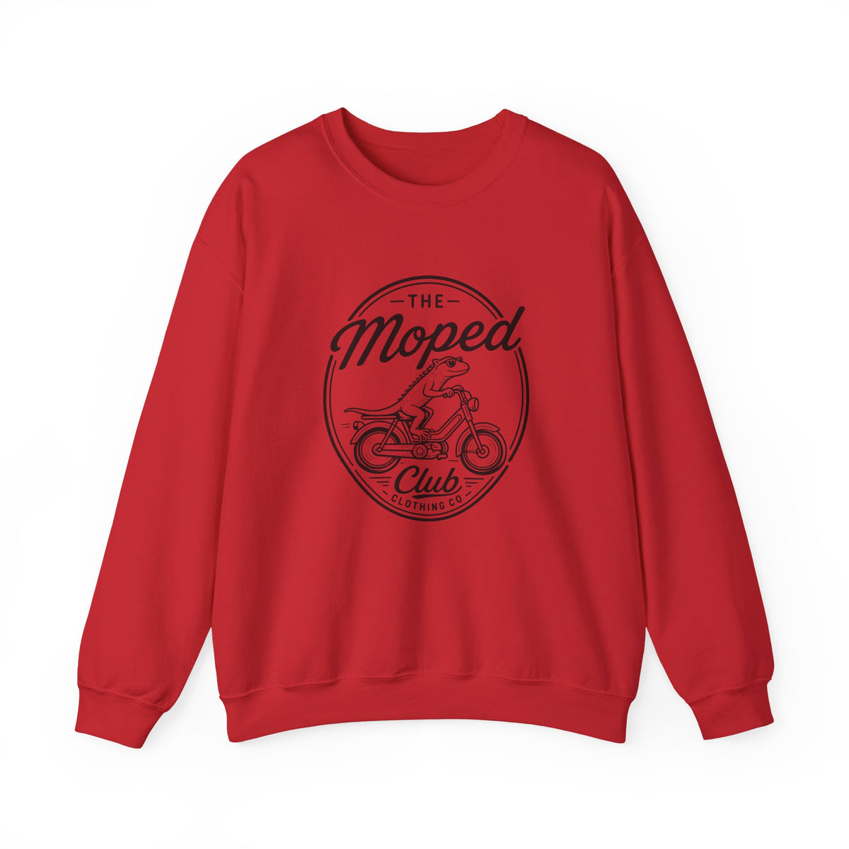 Men's Moped Club Vintage Motorcycle Crewneck Sweatshirt