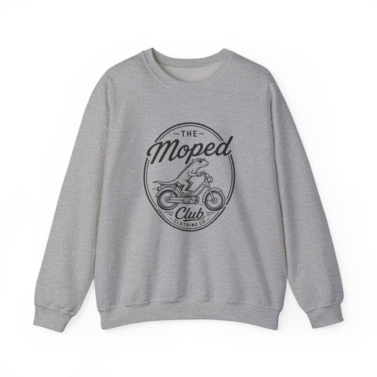 Men's Moped Club Vintage Motorcycle Crewneck Sweatshirt