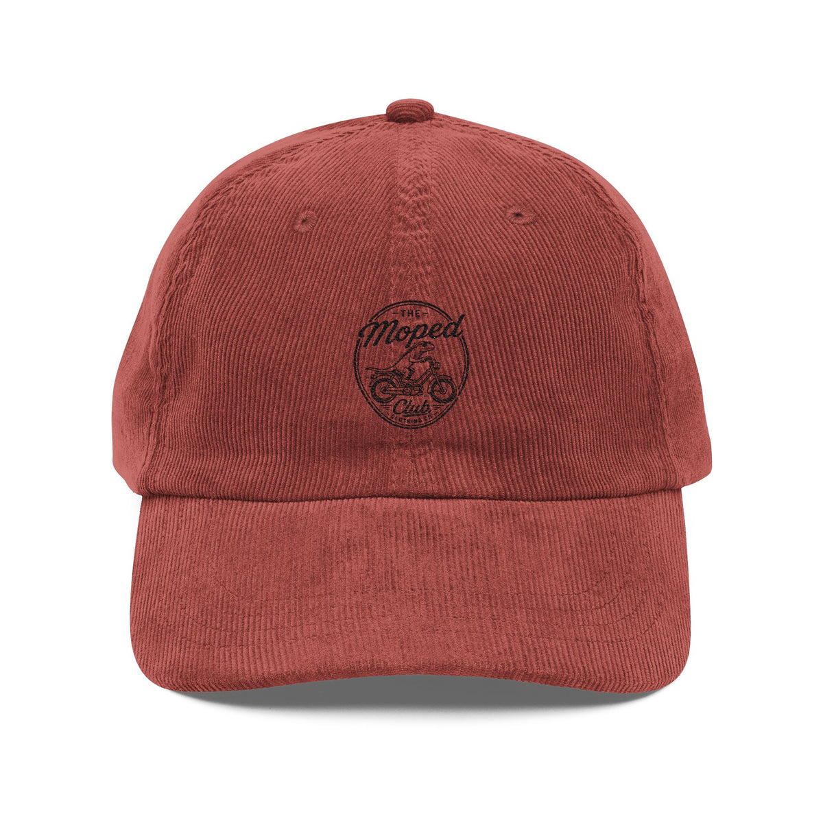 Men's Vintage Corduroy Cap Mountain Badge