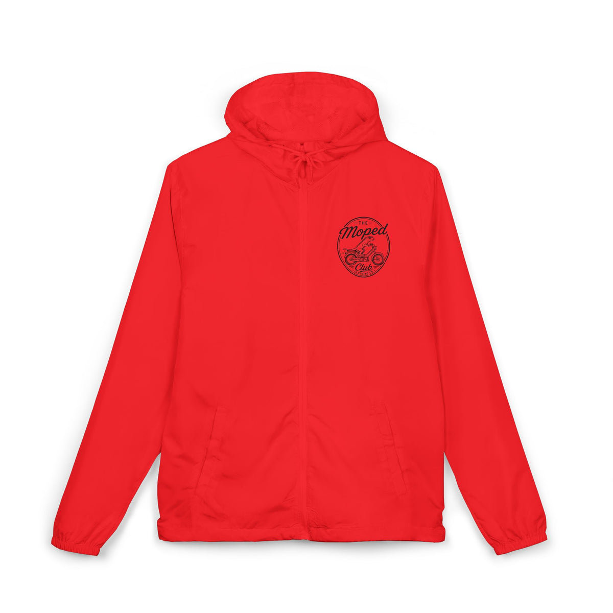 Men's White Camo Full-Zip Windbreaker Jacket