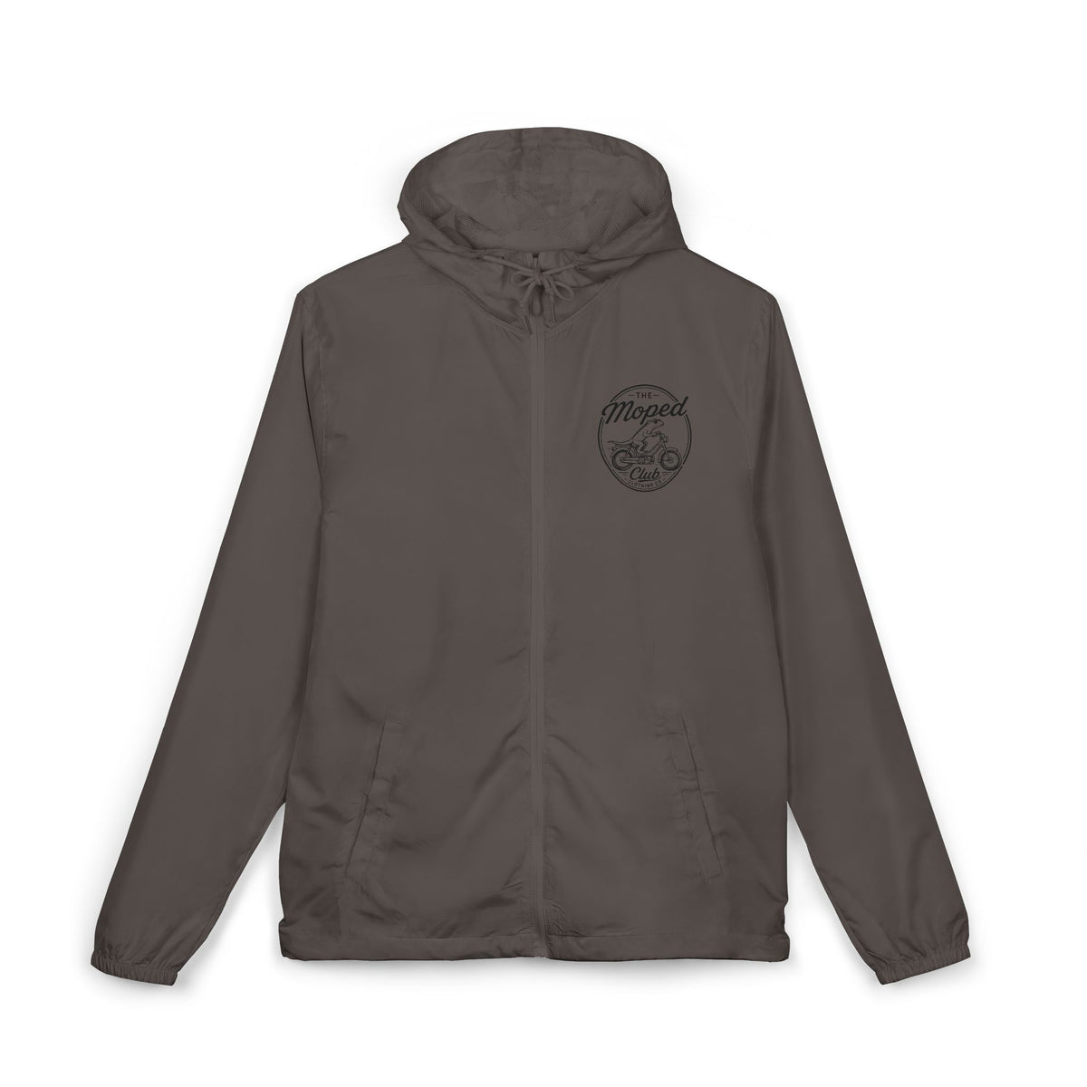 Men's White Camo Full-Zip Windbreaker Jacket